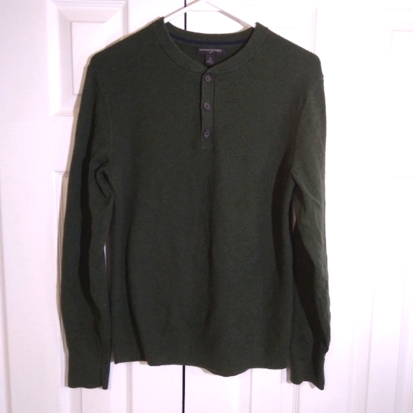Banana Republic Other - Men's Banana Republic Green Knit Sweater S